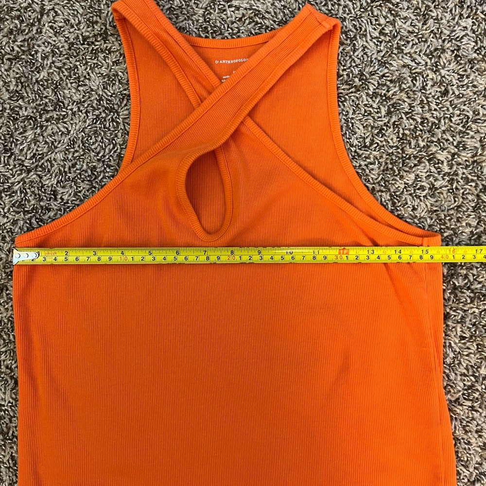 Anthropologie Key Hole Halter Tank Top Small - Picture 6 of 9